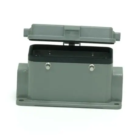 Produktfoto 1 von RS PRO RS-H16B Gehäuse für robusten Stromversorgungsstecker 4, Oberfläche Steckverbindergehäuse, IP65