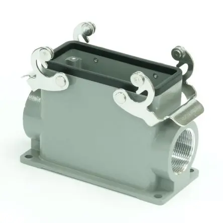 Produktfoto 1 von RS PRO RS-H16B Gehäuse für robusten Stromversorgungsstecker 2 Hebel 2, Oberfläche Steckverbindergehäuse, IP65