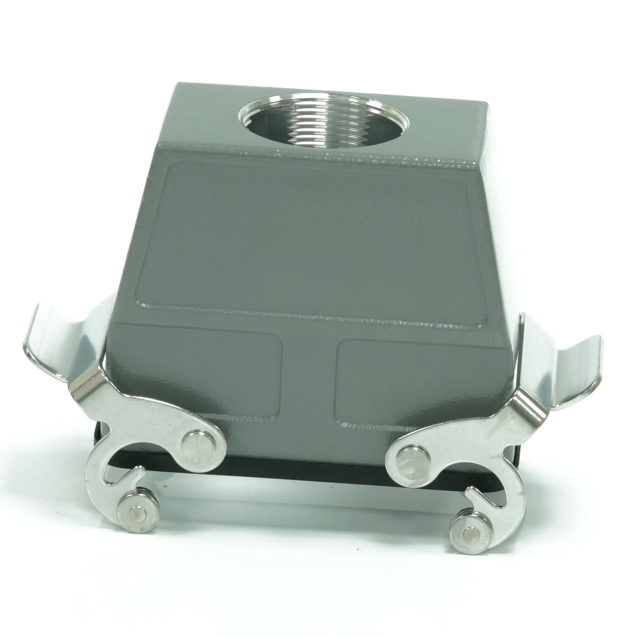 Produktfoto 1 von RS PRO RS-H16B Gehäuse für robusten Stromversorgungsstecker 2 Hebel 2, Kabel Kupplungsgehäuse, IP65