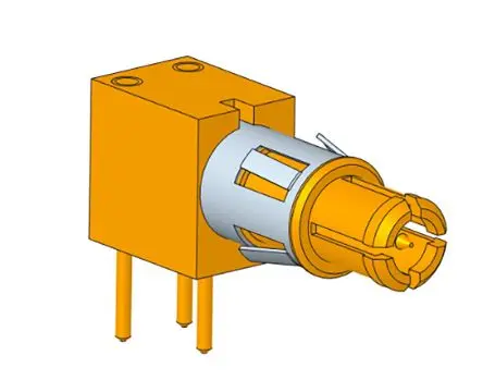 Produktfoto 1 von Amphenol Socapex M032 D-Sub Steckverbinder Koaxialkontakt, Stecker Lot, Messing, Gold, Stift