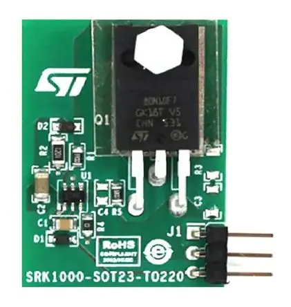 Produktfoto 1 von STMicroelectronics STF80N10F7 Demo-Tafel, SRK1000 Adaptive Synchrongleichrichtersteuerung Sperrwandler-Konverter, für