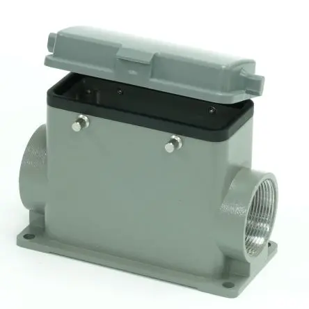 Produktfoto 1 von RS PRO RS-H16B Gehäuse für robusten Stromversorgungsstecker 4, Oberfläche Steckverbindergehäuse, IP65