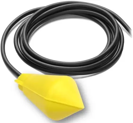 ATMI Schwimmerschalter Kabel 250 V dc, 1-poliger Umschalter, -40 °C 400 V ac → 85 °C, mit 10 m Leitung