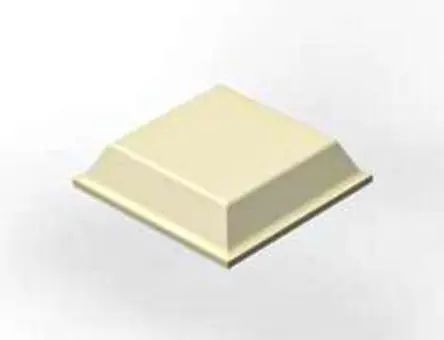 Produktfoto 1 von 3M Bumpon Urethan Rund Gummipuffer, Klebstoff, Ø 22.35 mm x 3.1 mm