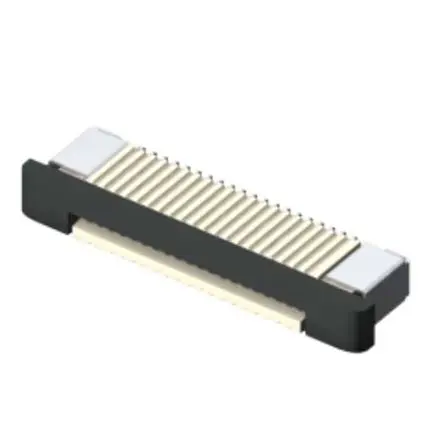 Produktfoto 1 von Samtec ZF5S ZIF, Oberfläche gewinkelt Leiterplattenbuchse, 10-polig Buchse, Raster 0.5 mm, Lot