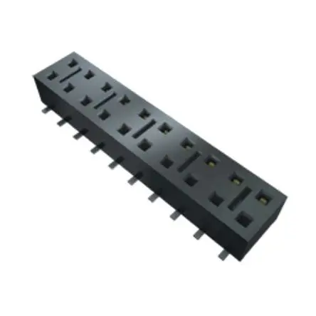 Produktfoto 1 von Samtec HLE Leiterplattenbuchse Gerade Oberfläche 30-polig / 2-reihig, Raster 2.54 mm Lot