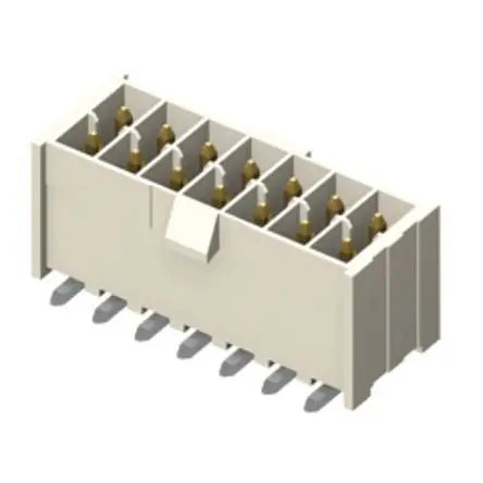 Produktfoto 1 von Samtec IPL1 Leiterplattenleiste Gerade, 10-polig / 2-reihig, Raster 2.54 mm Raster Oberfläche, Kabel-Platine, Ummantelt