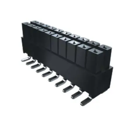 Samtec IPS1 Leiterplattenbuchse gewinkelt Durchsteckmontage 40-polig / 2-reihig, Raster 2.54 mm Lot