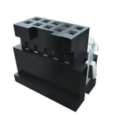 Produktfoto 1 von Samtec ISD2-02-D-M Buchse Steckverbindergehäuse 2 mm, 4-polig / 2-reihig Vertikal, Kabel