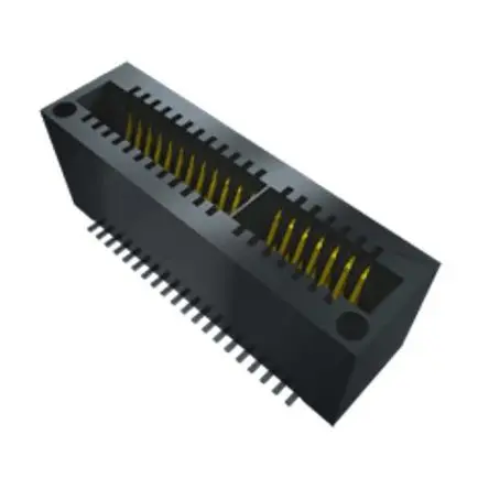 Produktfoto 1 von Samtec Serie MEC1 Kantensteckverbinder Buchse, 1 mm, 40-polig, 2-reihig, gewinkelt, Oberfläche Lot