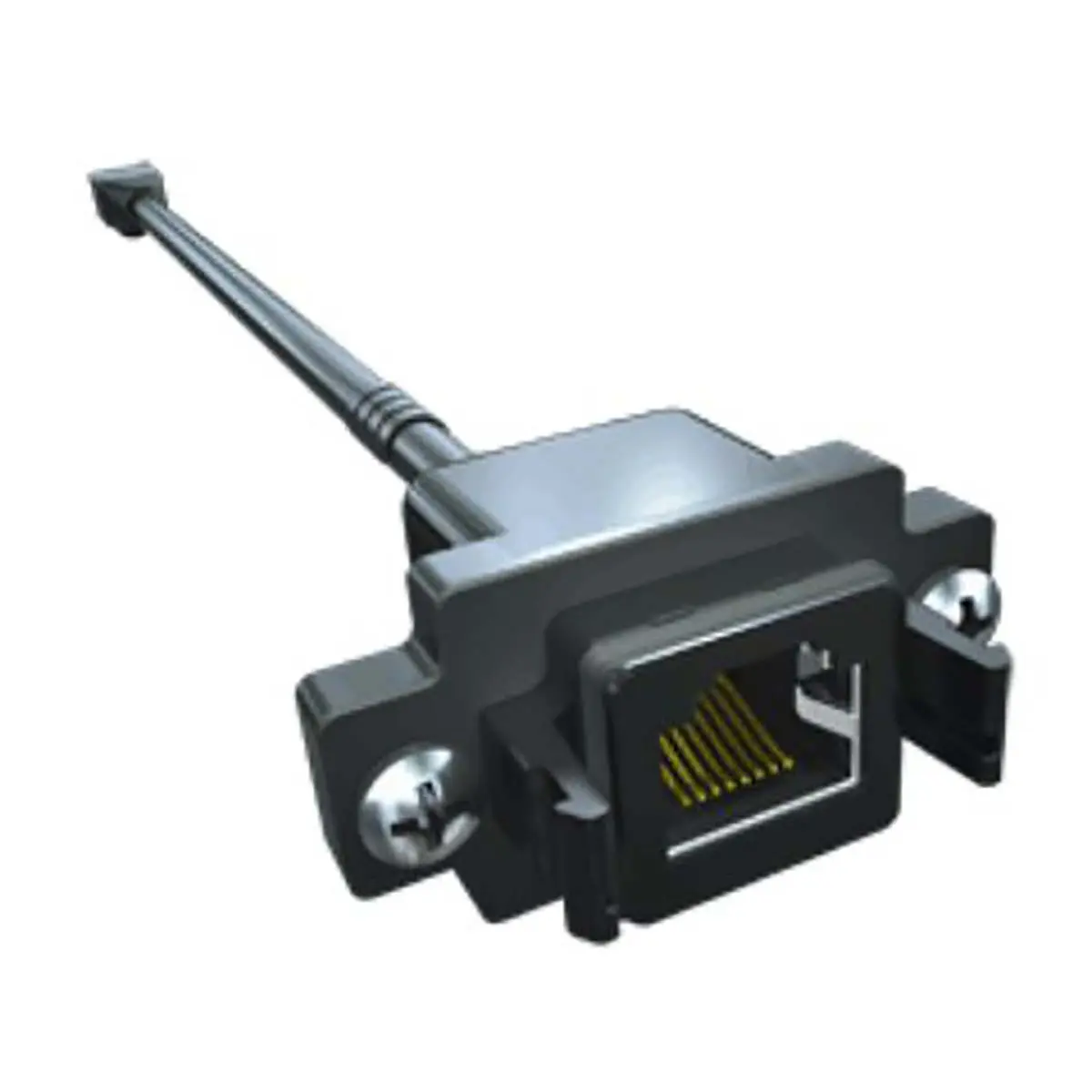Produktfoto 1 von Samtec RPCE Buchse Cat5e Ethernet-Steckverbinder, 1-Port 8-polig Abgeschirmt Kabel Gerade