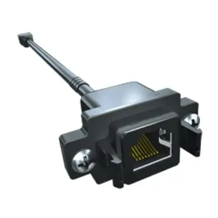 Produktfoto 1 von Samtec RPCE Buchse Cat5e Ethernet-Steckverbinder, 1-Port 8-polig Abgeschirmt Kabel Gerade