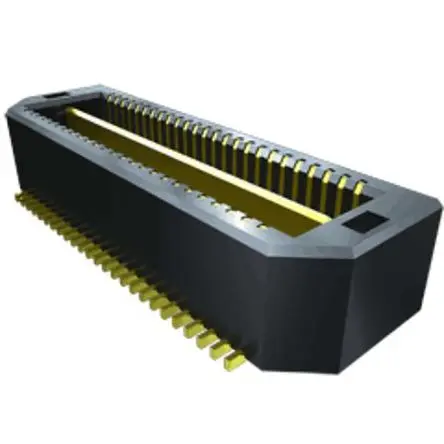 Produktfoto 1 von Samtec QTS Leiterplattenleiste gewinkelt, 50-polig / 2-reihig, Raster 0.64 mm Raster Oberfläche, Platine-Platine,