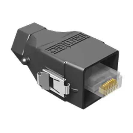 Produktfoto 1 von Samtec RCEF Stecker RJ45-Steckverbinder, 1-Port 8-polig Kabel Gerade