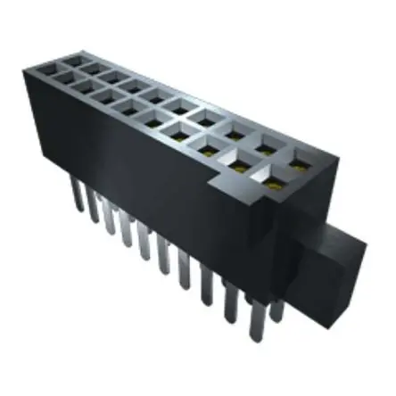 Produktfoto 1 von Samtec SFM Leiterplattenbuchse Gerade Oberfläche 12-polig / 2-reihig, Raster 1.27 mm Lot