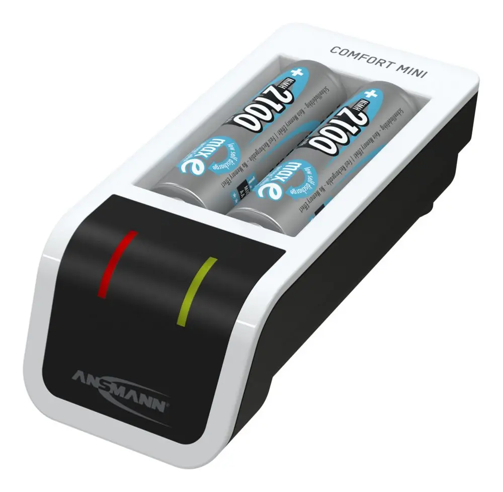 Produktfoto 1 von Ansmann Comfort Mini Akkuladegerät, 1.2 V NiMH/800 mA 2 x AAA, AA NiMH