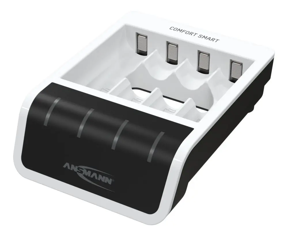 Produktfoto 1 von Ansmann Comfort Smart Akkuladegerät, 1.2 V NiMH/800 mA AA, 2 x AAA 4 NiMH