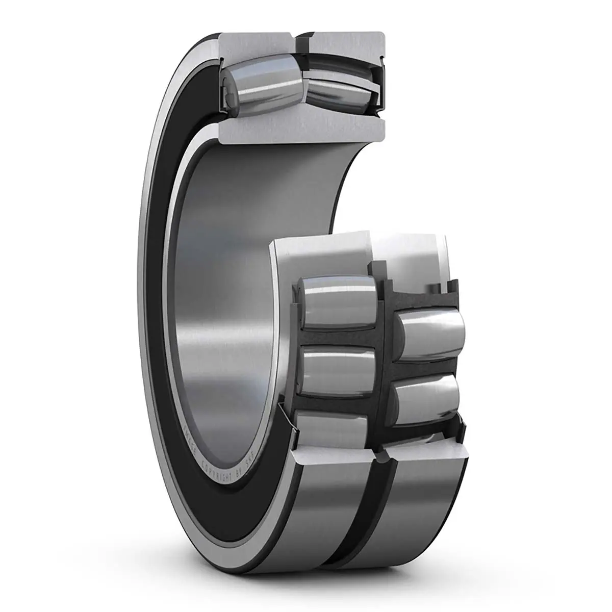 Produktfoto 1 von SKF Rollenlager Konisch 2-reihig 386 kN / Außen-Ø 165 mm Außen-ø  490 kN Geschlossen 1700rpm, Innen-Ø 100 mm, Breite 62