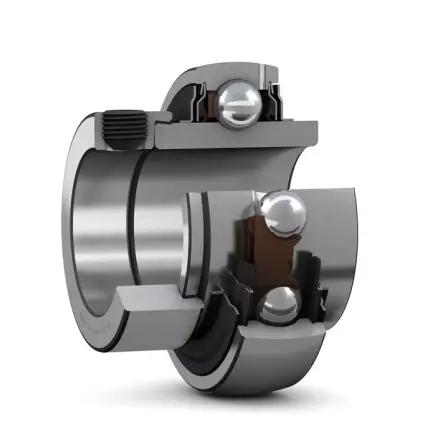 Produktfoto 1 von SKF Edelstahl Lagereinsatz 72 mm Außen-ø , Innen-Ø 35 mm, Traglast 15300 N