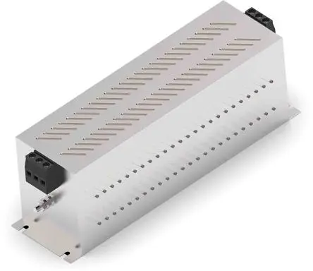 TE Connectivity KEH-BS EMV-Filter, 520V ac, 55 A, Chassismontage, Anschlussklemmenblock, 3-phasig 15 mA / 50Hz, 60 Hz 2