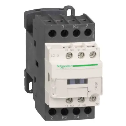Produktfoto 1 von Schneider Electric TeSyS D Schütz 24V dc-Spule, 4-polig, 690V ac / 25 A 24V dc 2 Schließer/2 Öffner Motorsteuerung,