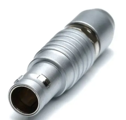 Produktfoto 1 von RS PRO 5.2 mm 9.5 mm Rundsteckverbinder Stecker 4-polig Stecker 7A Kabel IP50