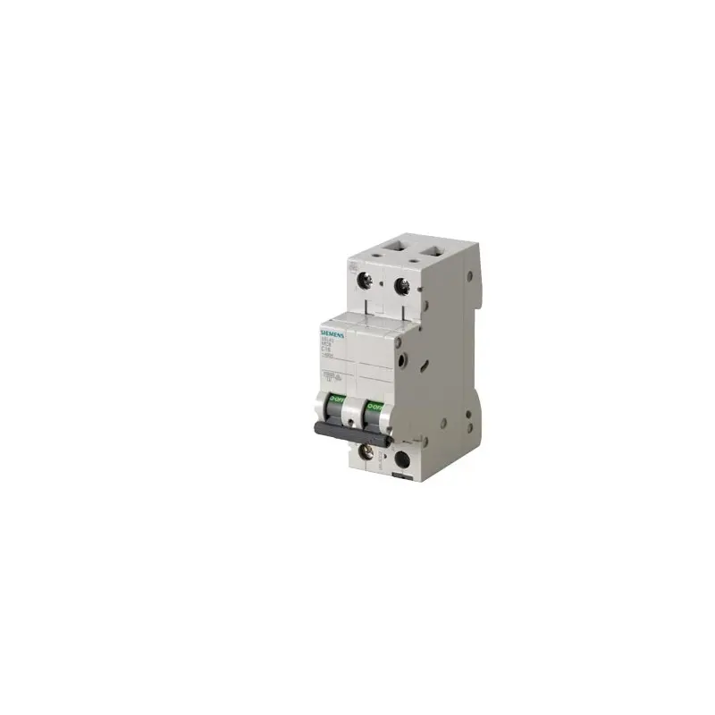 Produktfoto 1 von Siemens 5SL4 Miniaturüberlastschalter Typ C, Pol 2-polig 25 A 400 V ac, Abschaltvermögen 10 kA SENTRON 72 V dc