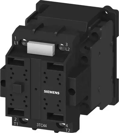 Produktfoto 1 von Siemens Schütz 300V-Spule, 2-polig / 32 A 230V 9 kW 2 Schließer/2 Öffner Widerstandsbelastung 2-Hilfskontakte