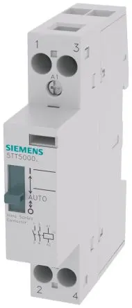 Produktfoto 1 von Siemens 5TT INSTA Schütz 24V-Spule, 2-polig / 20 A 24V 1 kW 2 Schließer 2-Hilfskontakte