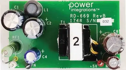 Produktfoto 1 von Power Integrations LNK625DG Entwicklungskit, RDR-669 Spannungsversorgung, für Adapter