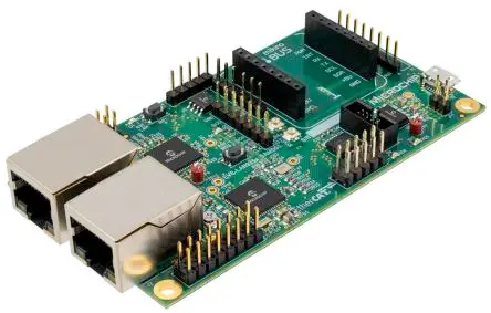 Produktfoto 1 von Microchip ETHERCAT-GERÄTE-CONTROLLER MIT SAMD51 Entwicklungstool Kommunikation und Drahtlos Cortex M4F Evaluierungskit