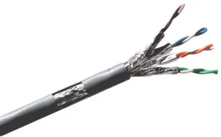 Produktfoto 1 von RS PRO Cat7a Ethernet-Kabel, 500 m, Grau Abgeschirmt, Raucharm halogenfrei