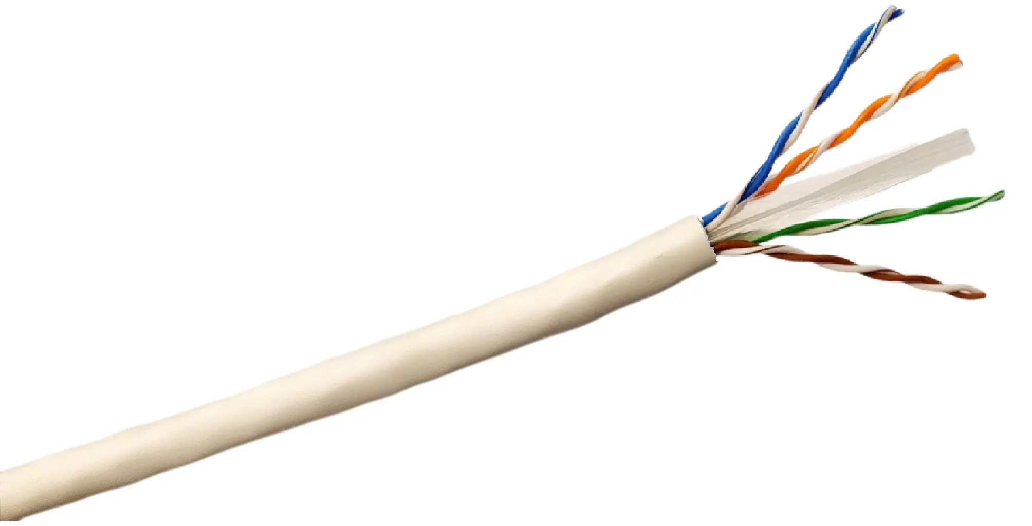 Produktfoto 1 von RS PRO Kat. 6 Ethernet-Kabel, 100 m, Weiß U/UTP, A Nicht abgeschlossen, B Nicht abgeschlossen, Raucharm halogenfrei