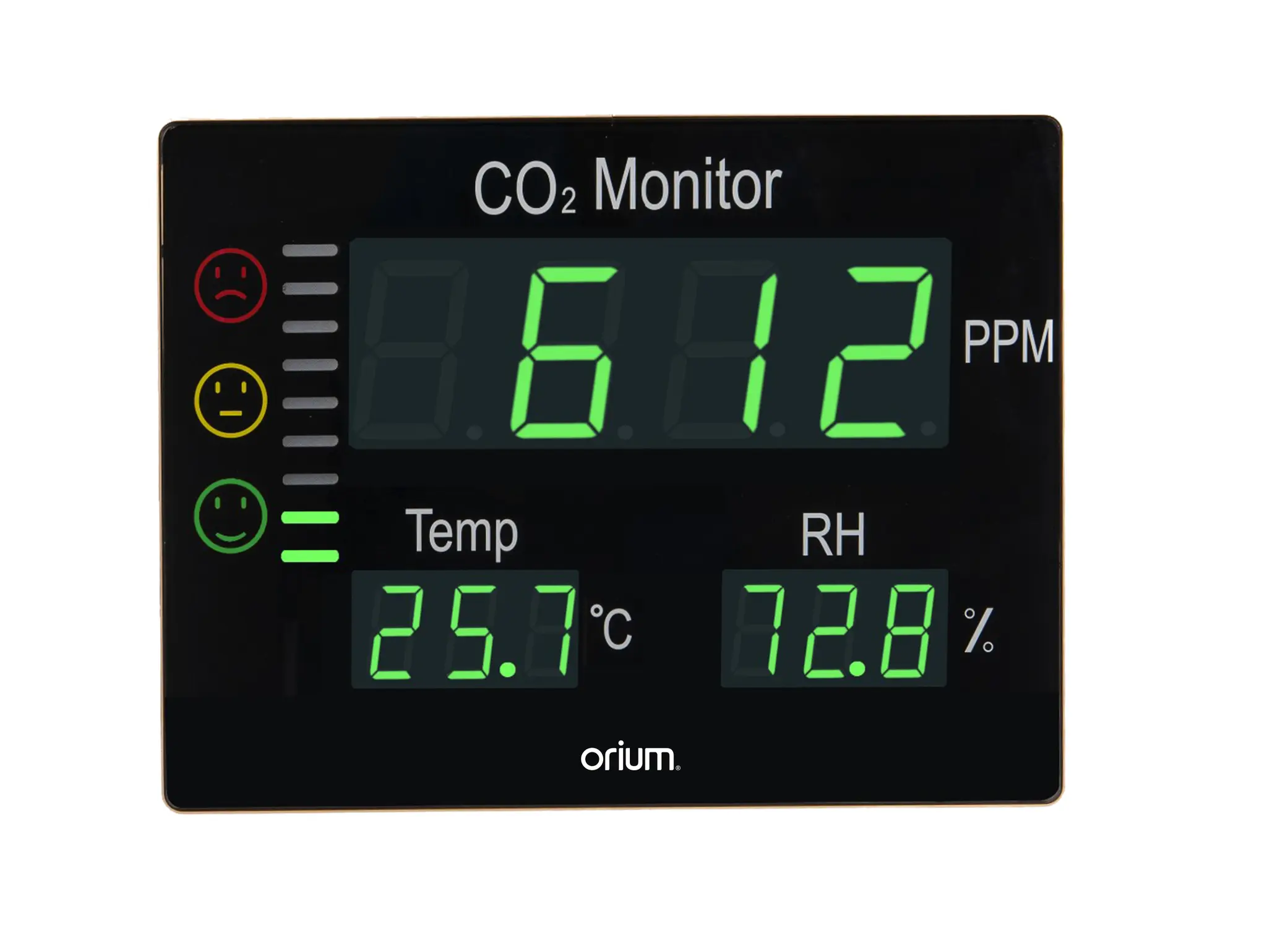 Orium Quaelis 12 LED Luftqualitätsmessgerät 100 °C, bis 100 °C / 99.9 %RH