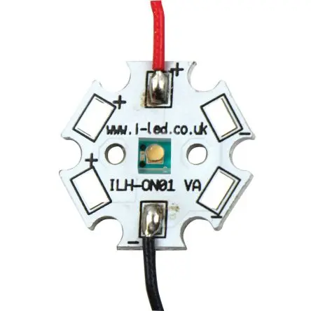 Produktfoto 1 von Intelligent LED Solutions L14096 IR-Diode, Keramikgehäuse 23 mW, 850 nm, 70100 mW/sr, 4-Pin, Oberfläche 1-LEDs
