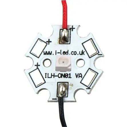 Produktfoto 1 von Intelligent LED Solutions L9726 IR-Diode, PLCC 20 mW, 900 nm, 15 mW/sr, 4-Pin, Oberfläche 1-LEDs