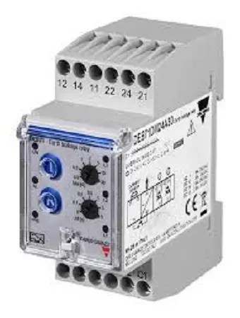 Produktfoto 1 von Carlo Gavazzi DEB71 Erdschlussrelais 50 to 60 Hz ±10% 5 A bei 24 VDC, 5 A bei 250 VAC Ausgang