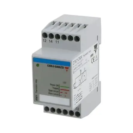 Produktfoto 1 von Carlo Gavazzi DTA Überwachungsrelais 1-phasig, 1-poliger Umschalter DIN-Hutschiene
