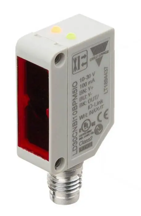 Produktfoto 1 von Carlo Gavazzi LD30 Kubisch Optischer Sensor, Diffus, Bereich 1 m, PNP/NPN NO/NC, PUSH/PULL Ausgang, 4-poliger