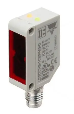 Produktfoto 1 von Carlo Gavazzi LD30 Kubisch Optischer Sensor Diffus NPN/PNP Ausgang Stecker 1 m Laser