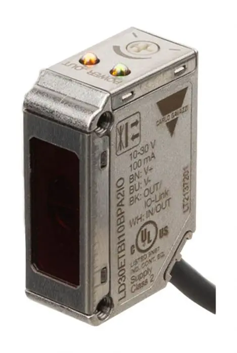 Produktfoto 1 von Carlo Gavazzi LD30 Kubisch Optischer Sensor, Diffus, Bereich 1 m, PNP/NPN NO/NC, PUSH/PULL Ausgang, Anschlusskabel