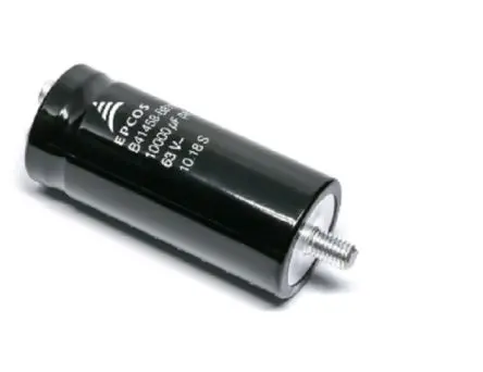 Produktfoto 1 von TDK B41458 Schraubanschlussklemme Kondensator 0.1 F ±20 % / 100V, Ø 64.3 mm x 105.7 mm, 85 °C