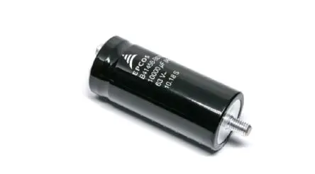 Produktfoto 1 von TDK B41458 Schraubanschlussklemme Kondensator 68000 μF ±20 % / 100V, Ø 76.9 mm x 31.7 mm, 85 °C