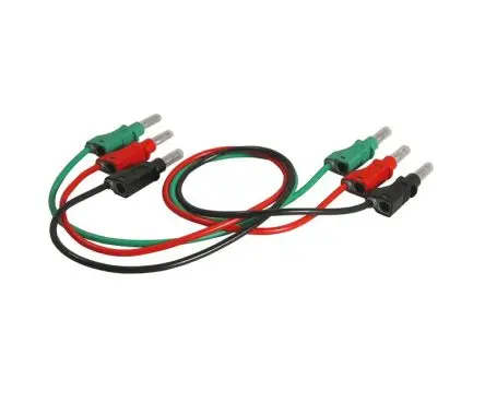 Produktfoto 1 von BK Precision Einziehbarer 50-cm-Stecker-Ausgangskabelsatz mit einziehbarer Hülse für Elektronische Last Modell 8540 DC