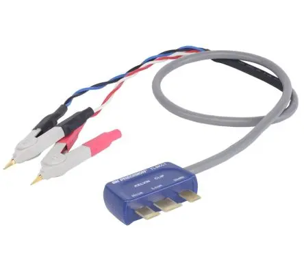 Produktfoto 1 von BK Precision LCR-Messgerät-Messleitung 4-polige abgeschirmte Kelvin-Clip-Messleitung für 879B, 880 tragbare