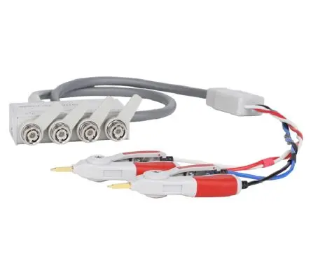 Produktfoto 1 von BK Precision LCR-Messgerät Krokodilklemmen Leitung 4-adrige Kelvin-Clip-Prüfvorrichtung für Batterieanalysatoren der