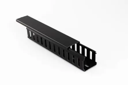 Betaduct 906 Schwarz, 50mm x 50 mm Polyvinylchlorid, Länge 2 m, Seitenwand Geschlossen