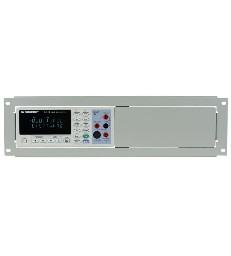 Produktfoto 1 von BK Precision 2831E, 5491B Befestigungssatz für 5491B, Echt-Effektivwert-Tischmultimeter 2831E Einbau H. 1U