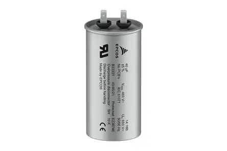 Produktfoto 1 von TDK B33331V 2 μF 460V ac 460 V dc Polypropylenkondensator, Schraubanschlussklemme 2