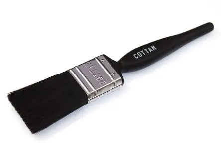Produktfoto 1 von Cottam, Dünn Synthetik 38 mm Malerpinsel, Flach